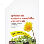 Photo of a bottle of glyphosate week killer