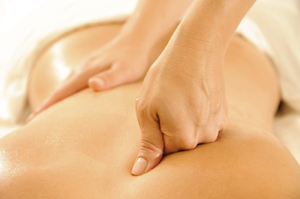 Photo of a back massage