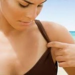 Photo of a woman with a sun tan