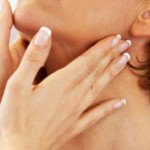 Photo of a thyroid examination