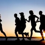 Photo of a group exercising outside