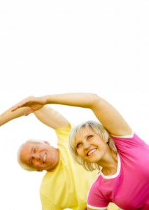 Photo of older adults exercising