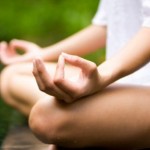 Photo of a woman doing yoga