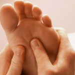Photo of a foot massage