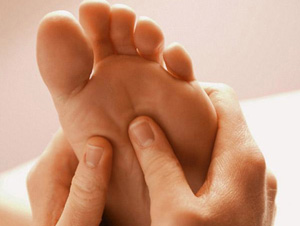 Photo of a foot massage