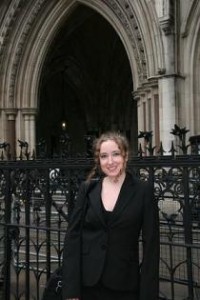 Georgina Downs at the UK High Court in 2008