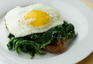 Photo of eggs Florentine