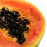 Close -up photo of a papaya