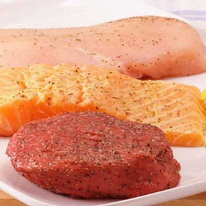 Photo of meat and fish