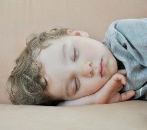 photo of a sleeping child