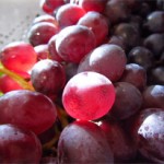 Photo of red and green grapes