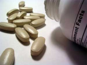 photo of glucosamine tablets