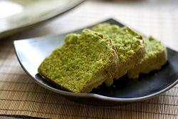 Photo of green tea pound cake