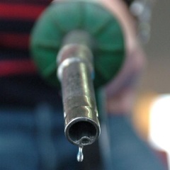 Close up photo of a petrol nozzle