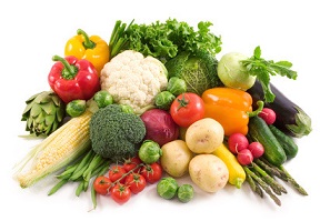 Photo of fresh vegetables