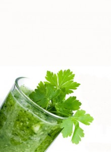 Photo of a green smoothie