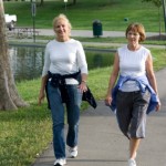 Photo of two women walking