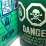 Photo of a pesticide label saying "danger"