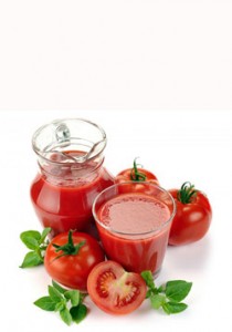 Photo of tomato juice in a jug