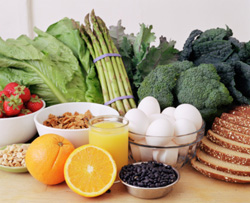 Photo of folate rich foods
