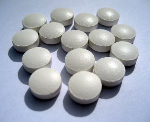 Photo of zinc tablets