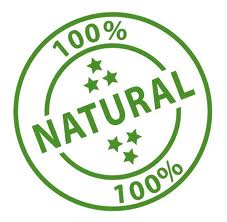 100% natural label