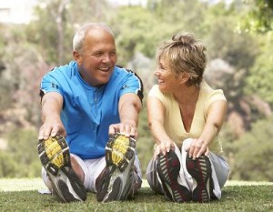 photo of older people exercising