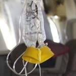 photo of an airline oxygen mask