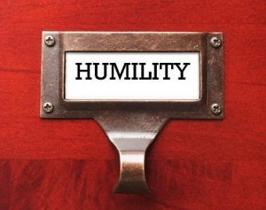photo of a filing cabinet labelled humility