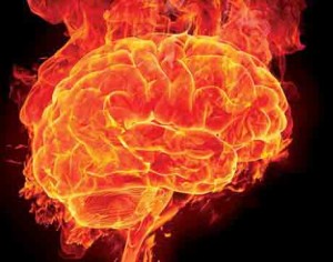 photo illustrating inflammation in the brain