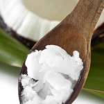 Photo of coconut oil on a spoon