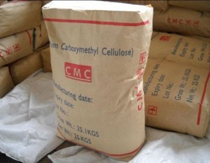 Photo of a bag of carboxymethylcellulose