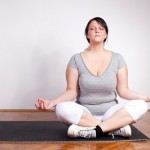 photo of a woman meditating