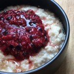 Photo of NYR superberry compote on porridge